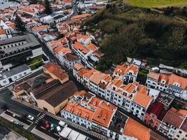 View of Horta by Drone in Faial, the Azores photo