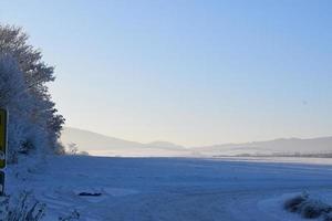 Foggy Winter Landscape photo