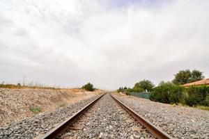 Scenic railroad view photo