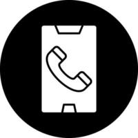 Mobile Call Vector Icon Design