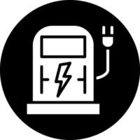 Charging Station Vector Icon Design