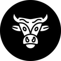 Bull Skull Vector Icon Design