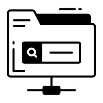 Shared folder vector design, concept of data sharing