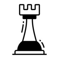 Check this amazing vector design of chess pawn in trendy style, chess piece icon