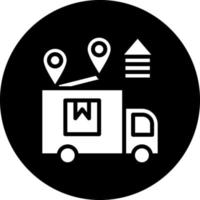 Parcels Distribution Vector Icon Design