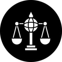 Global Law Vector Icon Design