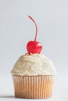 White chocolate cupcake photo