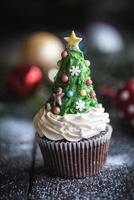 Christmas tree cup cake photo