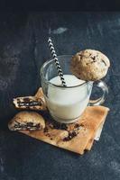 Cookies and milk photo