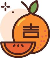 orange japan Illustration Vector