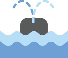 ballena mar ilustración vector