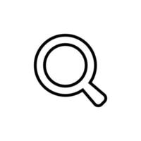 magnifier vector icon illustration