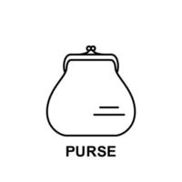 woman purse vector icon illustration