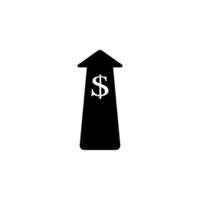 money in arrow vector icon illustration