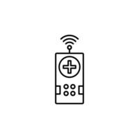 remote control vector icon illustration