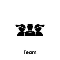 team, work group vector icon illustration