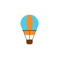 Balloon flat vector icon illustration