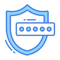 Check this amazing vector of secure password, password protection icon