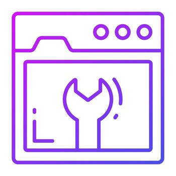 llave con sitio web representando, sitio web ajuste vector