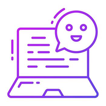 Online review vector design in modern style, easy to use