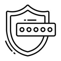 Check this amazing vector of secure password, password protection icon