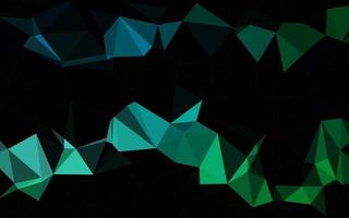 Light Blue, Green vector shining triangular template.