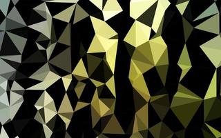 Dark Green vector shining triangular pattern.