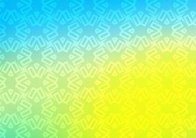 Light Blue, Yellow vector texture in poly style with cubes.