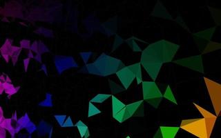 Dark Multicolor, Rainbow vector blurry triangle texture.