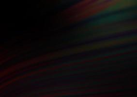 Dark Black vector pattern with lamp shapes.