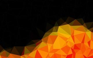 Fondo de mosaico abstracto de vector naranja claro.