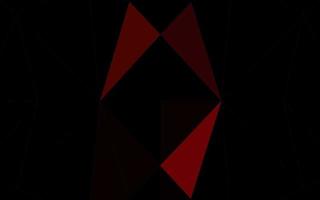 Dark Red vector blurry hexagon texture.