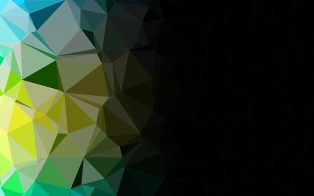 Light Blue, Yellow vector blurry triangle texture.