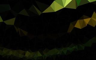 Dark Green, Yellow vector abstract mosaic pattern.