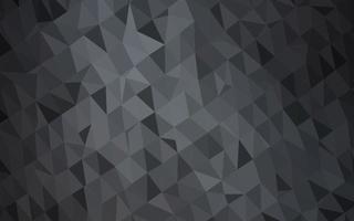 Dark Black vector blurry triangle pattern.