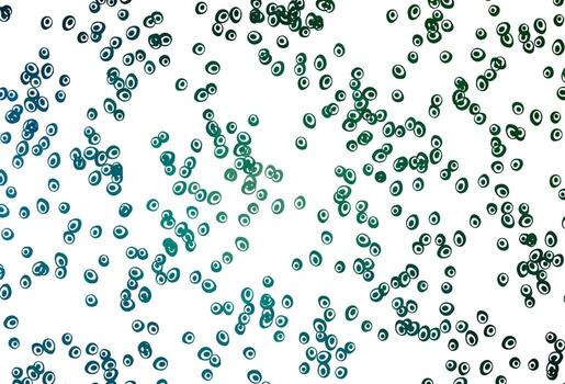 Light Blue, Green vector texture with disks.