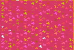 Light Red, Yellow vector pattern with narrow lines.