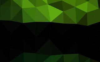 Light Green vector abstract polygonal layout.