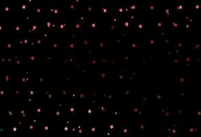Dark Red vector layout with circles, lines, rectangles.