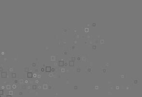 Light Black vector background with circles, rectangles.
