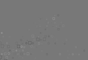 Light Black vector background with circles, rectangles.