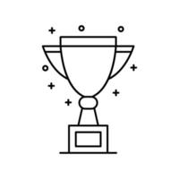 Award, cup, winner vector icon illustration