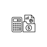 Accounting vector icon illustration