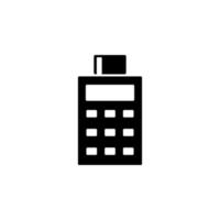 pos terminal vector icon illustration