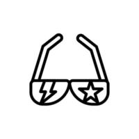 Sunglasses vector icon illustration