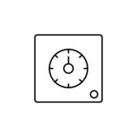 mechanical time vector icon illustration