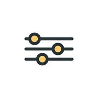 audio mixer vector icon illustration