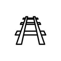 Railway vector icon illustration