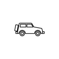 car for travel vector icon illustration