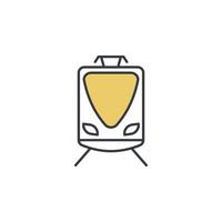 a train vector icon illustration